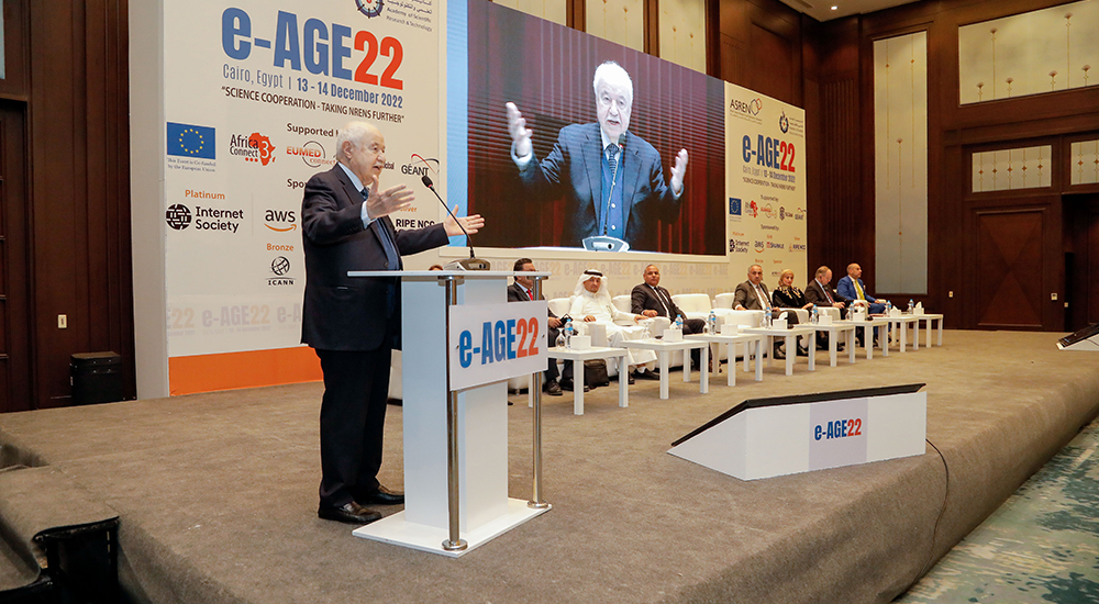 Abu-Ghazaleh chairs the 12th Annual Conference of the Arab Organization for Research and Education Networks e-AGE22